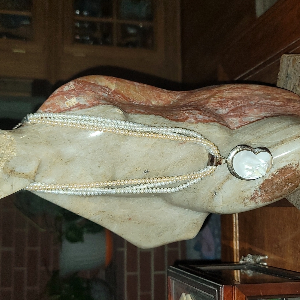 Jay King Mother of Pearl & Multi-Strand Pearl Necklace